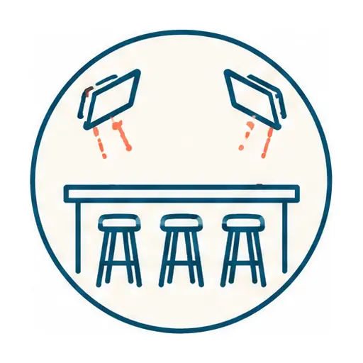 Schematic icon: Sports Bar & Restaurant TV Installation